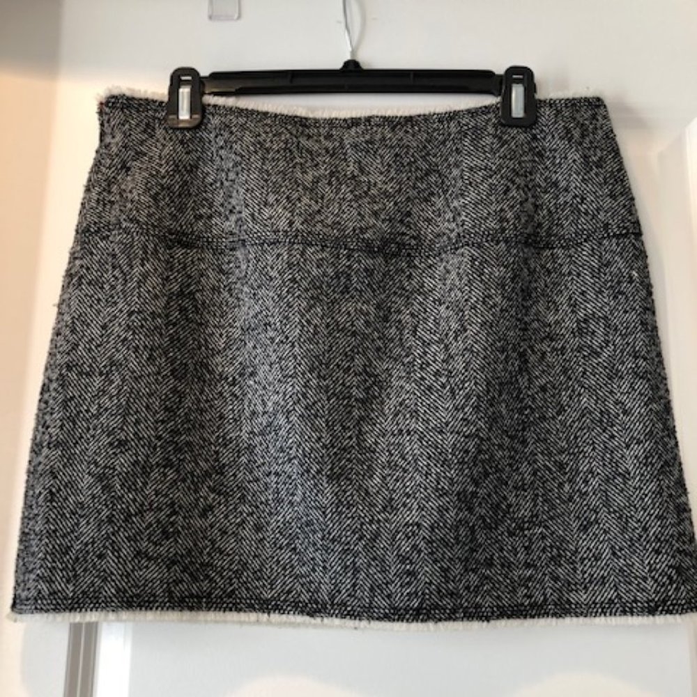 J. Crew Tweed Mini Skirt Size 8